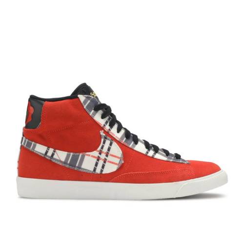 【 NIKE BEN SIMMONS X BLAZER MID PREMIUM PLAID / HABANERO RED WHITE BLACK 】 ブレイザー ミッド プレミアム 赤 レッド 白色 ホワイト 黒色 ブラック スニーカー メンズ ナイキ