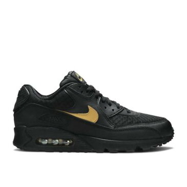 ナイキ NIKE エア マックス 黒色 ブラック ゴールド エアマックス 'BLACK GOLD' スニーカー メンズ 【 AIR NIKE 90 ESSENTIAL BLACK METALLIC GOLD 】