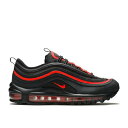 【 NIKE AIR MAX 97 GS 'BLACK CHILE RED' / BLACK BLACK CHILE RED 】 マックス 黒色 ブラック 赤 レッド エアマックス ジュニア キッズ ベビー マタニティ スニーカー ナイキ