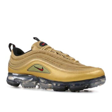 ナイキ NIKE エア ゴールド エアヴェイパーマックス 'METALLIC GOLD' スニーカー メンズ 【 AIR NIKE 97 METALLIC GOLD VARSITY REDBLACK 】