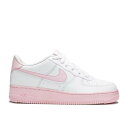 【 NIKE AIR FORCE 1 GS 'WHITE PINK FOAM' / WHITE PINK FOAM 】 ピンク 白色 ホワイト エアフォース ジュニア キッズ ベビー マタニティ スニーカー ナイキ