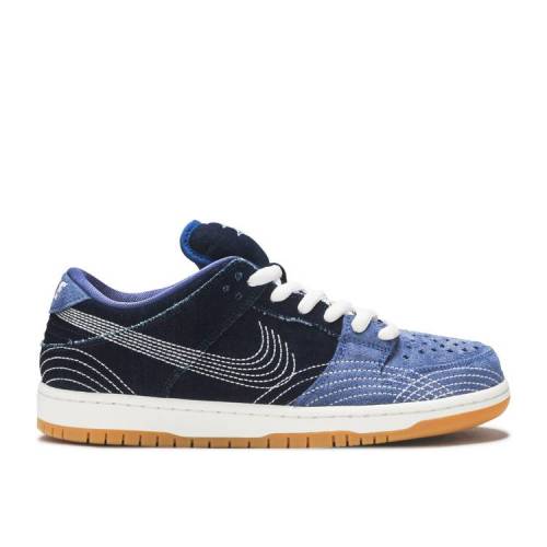 【 NIKE DUNK LOW PRO PRM SB 'SASHIKO PACK' / MYSTIC NAVY MYSTIC NAVY GUM 】 ダンク プロ エスビー 紺色 ネイビー ダンクロー スニーカー メンズ ナイキ