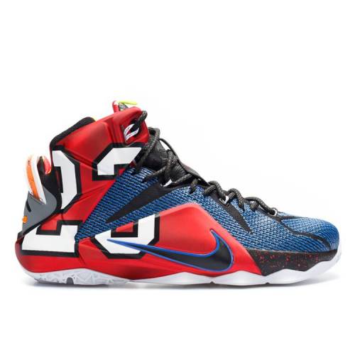 ナイキ NIKE レブロン 'WHAT THE' スニーカー メンズ 【 NIKE LEBRON 12 SE MULTICOLOR METALLIC CACAO PHANTOM 】