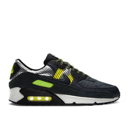 【 NIKE 3M X AIR MAX 90 'ANTHRACITE VOLT' / ANTHRACITE ANTHRACITE VOLT BLACK 】 マックス 黒色 ブラック エアマックス スニーカー メンズ ナイキ