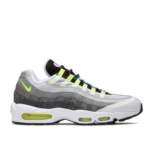 【 NIKE AIR MAX 95 QS 'GREEDY 2.0' / BLACK GUNSMOKE IRON GREY MULTI 】 マックス 黒色 ブラック 灰色 グレー エアマックス スニーカー メンズ ナイキ