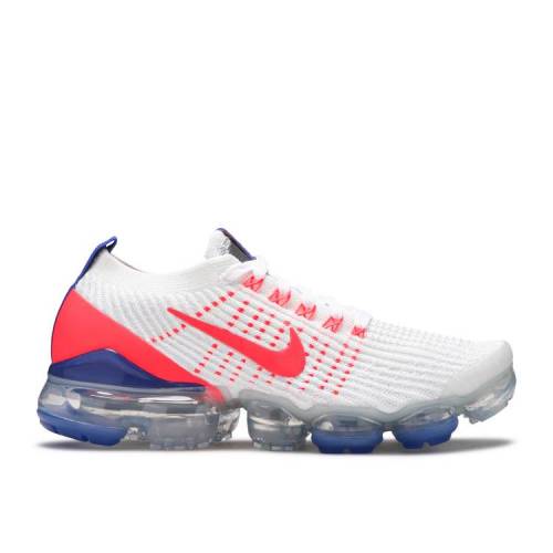 【 NIKE WMNS AIR VAPORMAX FLYKNIT 3 'USA' / WHITE ASTRONOMY BLUE DARK 】 フライニット 白色 ホワイト 青色 ブルー エアヴェイパーマックス スニーカー レディース ナイキ