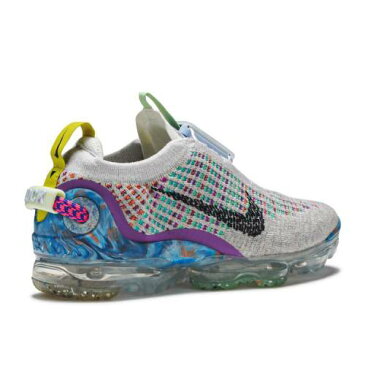 ナイキ NIKE エア フライニット ピュア プラチナム 黒色 ブラック エアヴェイパーマックス 'MULTICOLOR' ジュニア キッズ 【 AIR PLATINUM NIKE 2020 FLYKNIT GS PURE BLACK MULTICOLOR 】