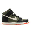 【 NIKE DUNK HIGH PREMIUM HT / ARMY OLIVE BIRCH ORANGE BLAZE 】 ダンク ハイ プレミアム アーミー オリーブ 橙 オレンジ ダンクハイ スニーカー メンズ ナイキ