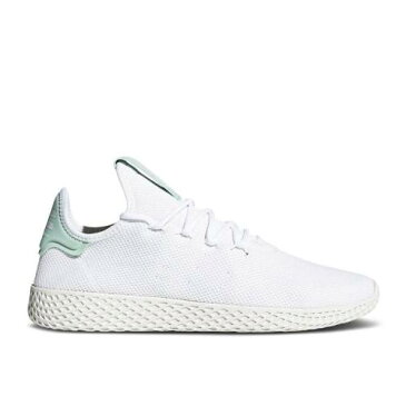 アディダス ADIDAS アディダス テニス 白色 ホワイト 'LIGHT TEAL' スニーカー メンズ 【 ADIDAS PHARRELL WILLIAMS X TENNIS HU CLOUD WHITE CHALK 】