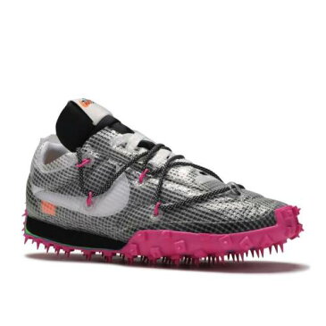 ナイキ NIKE オフホワイト ワッフル 黒色 ブラック 白色 ホワイト 'FUCHSIA' スニーカー レディース 【 NIKE OFFWHITE X WMNS WAFFLE RACER BLACK WHITE FUCHSIA 】