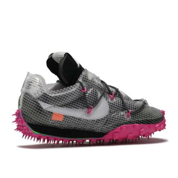 ナイキ NIKE オフホワイト ワッフル 黒色 ブラック 白色 ホワイト 'FUCHSIA' スニーカー レディース 【 NIKE OFFWHITE X WMNS WAFFLE RACER BLACK WHITE FUCHSIA 】