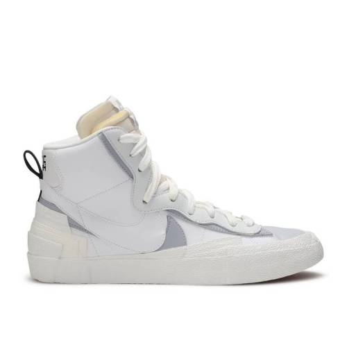 ナイキ ブレイザー ミッド 白色 ホワイト 灰色 グレー 'WHITE GREY' スニーカー メンズ 【 NIKE SACAI X BLAZER MID / WHITE WOLF GREY 】 メンズ スニーカー