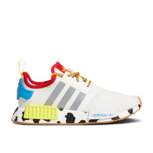 【 ADIDAS TOY STORY X NMD_R1 J 'SHERIFF WOODY' / CLOUD WHITE SILVER METALLIC 】 アディダス 白色 ホワイト 銀色 シルバー ジュニア キッズ ベビー マタニティ スニーカー