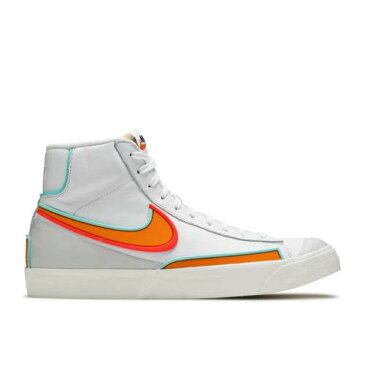 ナイキ NIKE ブレイザー ミッド 白色 ホワイト 緑 グリーン クリムゾン '77 'WHITE KUMQUAT' スニーカー メンズ 【 GREEN NIKE BLAZER MID INFINITE WHITE AURORA BRIGHT CRIMSON KUMQUAT 】