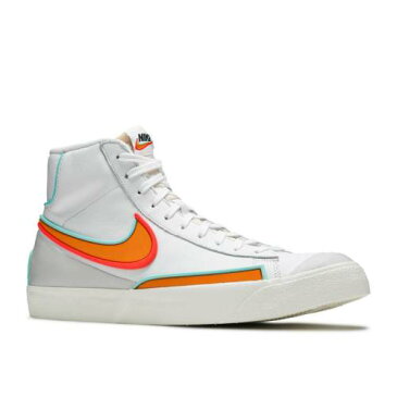 ナイキ NIKE ブレイザー ミッド 白色 ホワイト 緑 グリーン クリムゾン '77 'WHITE KUMQUAT' スニーカー メンズ 【 GREEN NIKE BLAZER MID INFINITE WHITE AURORA BRIGHT CRIMSON KUMQUAT 】