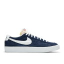 【 NIKE BLAZER LOW '77 SUEDE 'MIDNIGHT NAVY' / MIDNIGHT NAVY WHITE BLACK WHITE 】 ブレイザー スエード スウェード 紺色 ネイビー 白色 ホワイト 黒色 ブラック スニーカー メンズ ナイキ