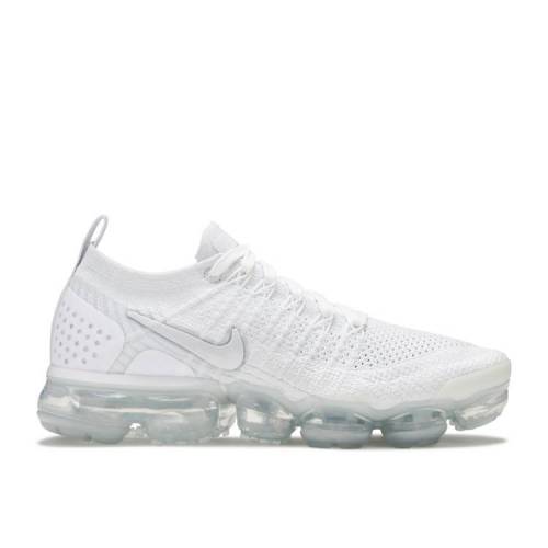 ナイキ NIKE フライニット 白色 ホワイト 灰色 グレー エアヴェイパーマックス 'WHITE GREY' スニーカー レディース 【 NIKE WMNS FLYKNIT 2 VAST WHITE WHITEVAST GREYFOOTBALL GREY 】