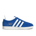 【 ADIDAS GAZELLE VINTAGE 039 BLUE SUEDE 039 / BLUE CLOUD WHITE GOLD METALLIC 】 アディダス ガゼル ビンテージ ヴィンテージ 青色 ブルー 白色 ホワイト ゴールド スニーカー メンズ