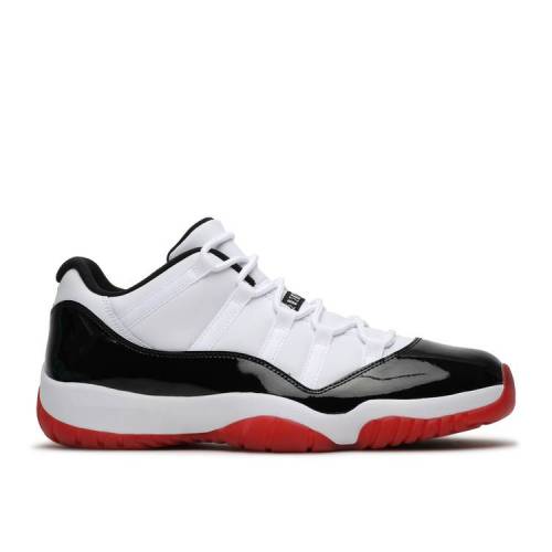 ナイキ 白色 ホワイト 赤 レッド 黒色 ブラック エアジョーダン 'CONCORDBRED' スニーカー メンズ 【 AIR JORDAN AIR JORDAN 11 RETRO LOW 'CONCORD-BRED' / WHITE UNIVERSITY RED BLACK TRUE RED 】 メンズ スニーカー