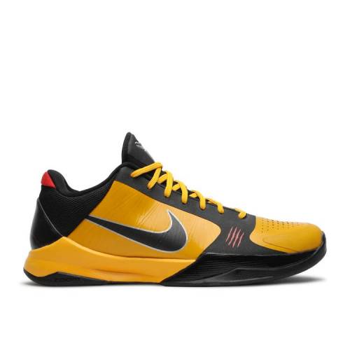 ナイキ ズーム コービー 赤 レッド 'BRUCE LEE' スニーカー メンズ 【 NIKE ZOOM KOBE 5 / DEL SOL BLACK-METALLIC SILVER-VARSITY RED 】 メンズ スニーカー