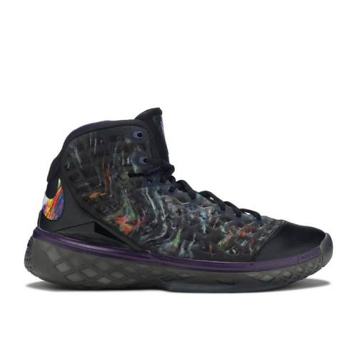 【 NIKE ZOOM KOBE 3 'PRELUDE' / BLACK MULTI-COLOR-IMPERIAL PURPLE-KUMQUAT 】 ズーム コービー 黒色 ブラック スニーカー メンズ ナイキ