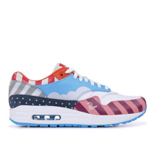 【 NIKE PARRA X AIR MAX 1 'FRIENDS & FAMILY' / WHITE PURE PLATINUM 】 マックス 白色 ホワイト...