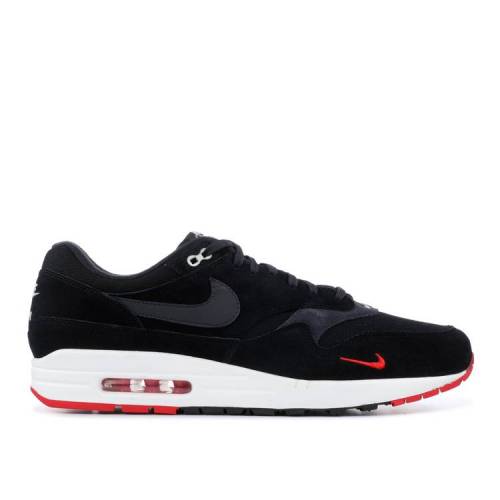 ナイキ マックス プレミアム 黒色 ブラック 灰色 グレー 赤 レッド エアマックス 'BRED' スニーカー メンズ 【 NIKE AIR MAX 1 PREMIUM / BLACK OIL GREY UNIVERSITY RED 】 メンズ スニーカー