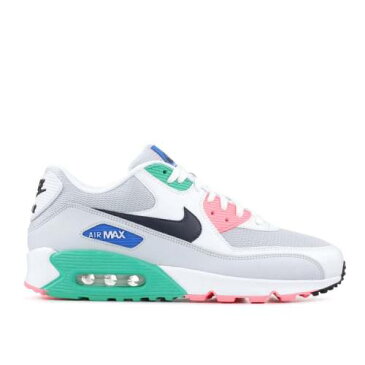 ナイキ NIKE エア マックス 白色 ホワイト ピュア プラチナム 青色 ブルー エアマックス 'WATERMELON' スニーカー メンズ 【 AIR PLATINUM NIKE 90 ESSENTIAL WHITE PURE BLUE NEBULA OBSIDIAN 】