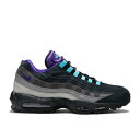 【 NIKE AIR MAX 95 'BLACK GRAPE' / BLACK COURT PURPLE TEAL NEBULA 】 マックス 黒色 ブラック ...