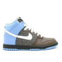 y NIKE W'S DUNK HIGH / BRQ BROWN WHITE UNIVERSITY BLUE z _N nC F uE F zCg F u[ _NnC Xj[J[ fB[X iCL