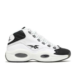 【 REEBOK QUESTION MID 'WHY NOT US?' / BLACK FOOTWEAR WHITE FOOTWEAR 】 リーボック クエスチョン ミッド 黒色 ブラック 白色 ホワイト クエスチョンミッド スニーカー メンズ