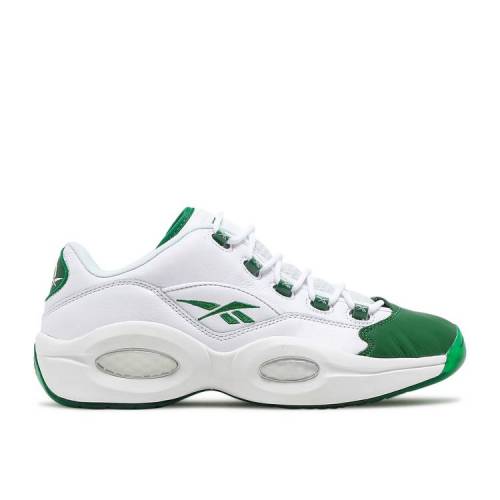 【 REEBOK QUESTION LOW 'GREEN TOE' / GLEN GREEN CLOUD WHITE GLEN 】 リーボック クエスチョン 緑 グリーン 白色 ホワイト スニーカー メンズ