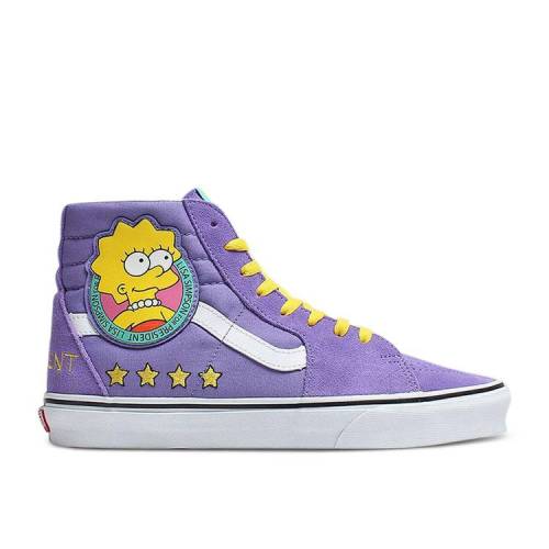 【 VANS THE SIMPSONS X SK8-HI 'LISA 4 PREZ' / PURPLE 】 バンズ スケートハイ 紫 パープル スニーカー メンズ ヴァンズ 【 VANS THE SIMPSONS X SK8-HI 'LISA 4 PREZ' / PURPLE 】 バンズ スケートハイ 紫 パープル スニーカー メンズ ヴァンズ