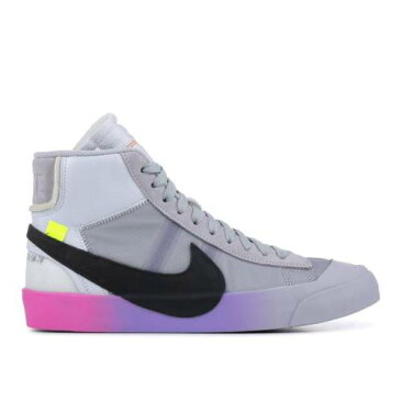 ナイキ NIKE オフホワイト ブレイザー スタジオ ミッド 灰色 グレー クール 'QUEEN' スニーカー メンズ 【 NIKE SERENA WILLIAMS X OFFWHITE BLAZER STUDIO MID WOLF GREY COOL GREYPURE PLATINUMVOLT 】