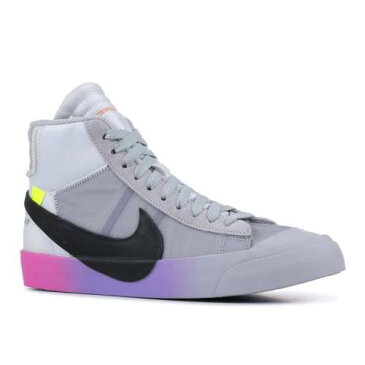 ナイキ NIKE オフホワイト ブレイザー スタジオ ミッド 灰色 グレー クール 'QUEEN' スニーカー メンズ 【 NIKE SERENA WILLIAMS X OFFWHITE BLAZER STUDIO MID WOLF GREY COOL GREYPURE PLATINUMVOLT 】