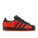 【 ADIDAS MARVEL X PLAYSTATION SUPERSTAR J 'SPIDER-MAN: MILES MORALES' / CORE BLACK CORE BLACK RED 】 アディダス スーパースター コア 黒色 ブラック 赤 レッド 'SPIDERMAN: ジュニア キッズ ベビー マタニティ スニー