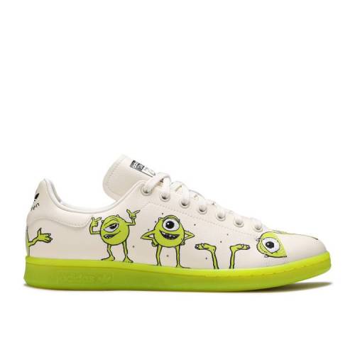 【 ADIDAS MONSTERS INC. X STAN SMITH 'MIKE WAZOWSKI' / OFF WHITE PANTONE CORE BLACK 】 アディダス 白色 ホワイト コア 黒色 ブラック スタンスミス スニーカー メンズ