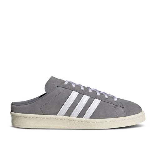 【 ADIDAS CAMPUS 80S MULE 'GREY' / GREY CLOUD WHITE OFF WHITE 】 アディダス キャンパス 灰色 グレー 白色 ホワイト スニーカー メンズ