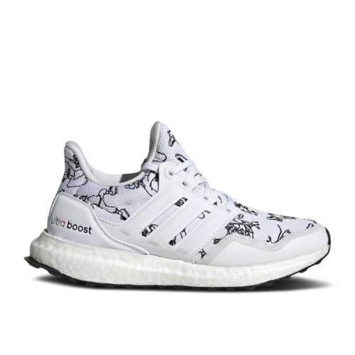 楽天スニケス【 ADIDAS ULTRABOOST DNA J 'SPORT GOOFY PACK - WHITE' / CLOUD WHITE CLOUD WHITE BLUE 】 アディダス 白色 ホワイト 青色 ブルー ジュニア キッズ ベビー マタニティ スニーカー