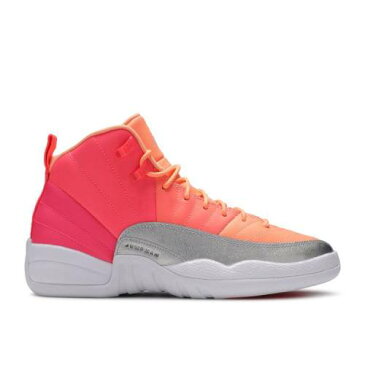 エアジョーダン AIR JORDAN ピンク 白色 ホワイト エアジョーダン 'SUNRISE' ジュニア キッズ 【 PINK 12 RETRO GS RACER HOT PUNCH BRIGHT MANGO WHITE 】