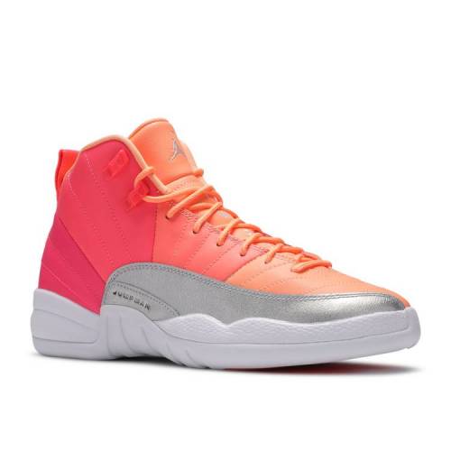 エアジョーダン AIR JORDAN ピンク 白色 ホワイト エアジョーダン 'SUNRISE' ジュニア キッズ 【 PINK 12 RETRO GS RACER HOT PUNCH BRIGHT MANGO WHITE 】