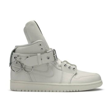 エアジョーダン AIR JORDAN エア ストラップ ハイ エアジョーダン GARçONS 'WHITE' スニーカー メンズ 【 AIR COMME DES X 1 RETRO STRAP HIGH SAIL 】