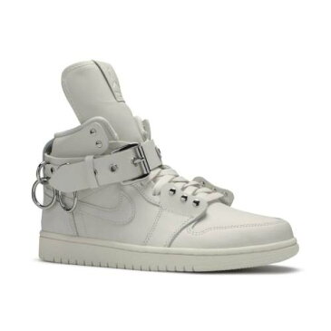 エアジョーダン AIR JORDAN エア ストラップ ハイ エアジョーダン GARçONS 'WHITE' スニーカー メンズ 【 AIR COMME DES X 1 RETRO STRAP HIGH SAIL 】