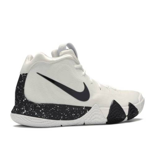 【 NIKE KYRIE 4 'WHITE' / WHITE BLACK 】 カイリー 白色 ホワイト 黒色 ブラック スニーカー メンズ ナイキ