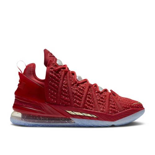 【 NIKE LEBRON 18 'X-MAS IN LA' / UNIVERSITY RED HYPER PUNCH 】 レブロン 赤 レッド 'XMAS スニー..