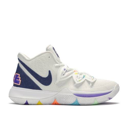 【 NIKE KYRIE 5 'HAVE A DAY' / WHITE DEEP ROYAL BLUE GLACIER 】 カイリー 白色 ホワイト ディープ 青色 ブルー スニーカー メンズ ナイキ