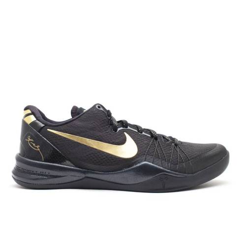【 NIKE KOBE 8 ELITE+ 'AWAY' / BLACK METALLIC GOLD 】 コービー 黒色 ブラック ゴールド スニーカー メンズ ...