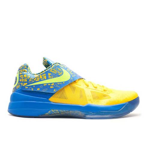 ナイキ ズーム 黄色 イエロー 'SCORING TITLE' スニーカー メンズ 【 NIKE ZOOM KD 4 / TOUR YELLOW LEMON TWIST-PHT BL 】 メンズ スニーカー