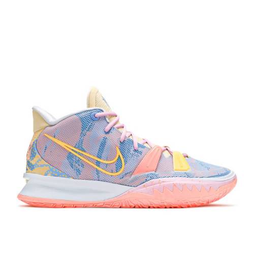 【 NIKE KYRIE 7 PREHEAT 'EXPRESSIONS' / GHOST LASER ORANGE BLUE BEYOND 】 カイリー レーザー 橙 オレンジ 青色 ブルー スニーカー メンズ ナイキ