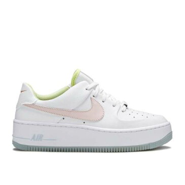 ナイキ NIKE 白色 ホワイト ピンク 青色 ブルー エアフォース 'ONE ONE' スニーカー レディース 【 PINK NIKE WMNS 1 SAGE LOW OF WHITE QUARTZ HYDROGEN BLUE 】